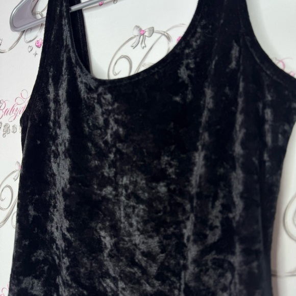 Material girl dress corset backing sexy cut out stretchy velvet velour shiny y2k - Picture 8 of 12